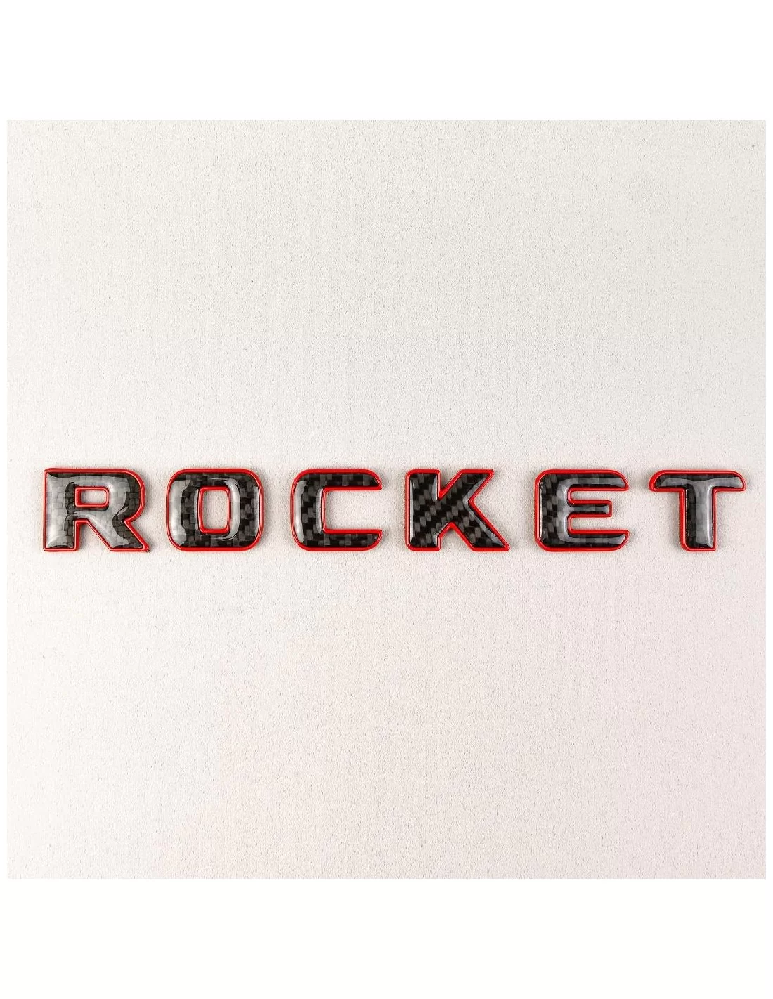  - logo & Emblems - Brabus Rocket Style rouge avec emblème en carbone pour Mercedes-Benz GT G class GLE GT63 X290 - 9 - Améliore
