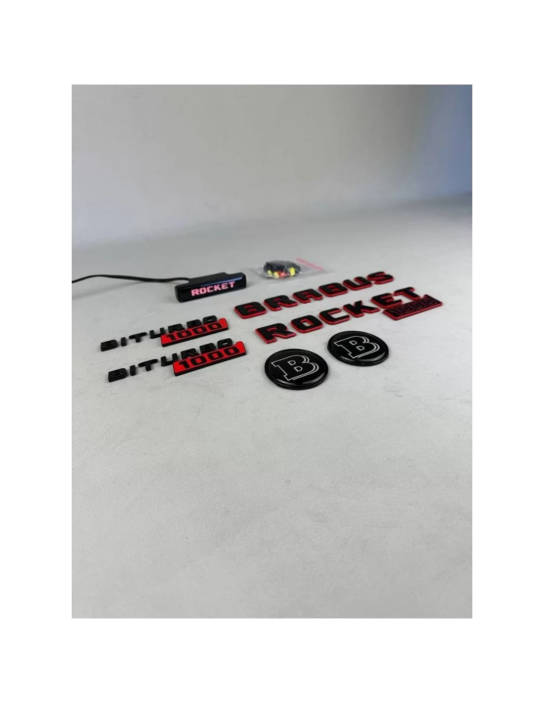  - logo & Emblems - Повний набір емблем Brabus rocket 1000 для автомобілів Mercedes-Benz GT 2024 - 8 - Оновіть свій Mercedes-Ben