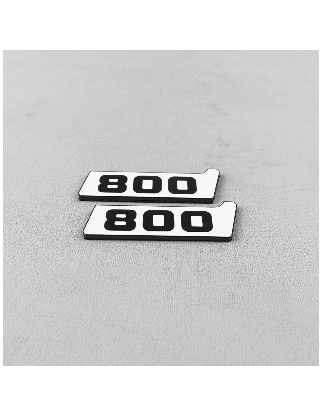 メタリック ブラバス 800 ビターボ ホワイト フェンダー エンブレム ロゴ バッジ メルセデスベンツ車用 W463A Gクラス Mercedes-Benz, Emblems, Mercedes-Benz G-Class 2018+ (W463A), ロ