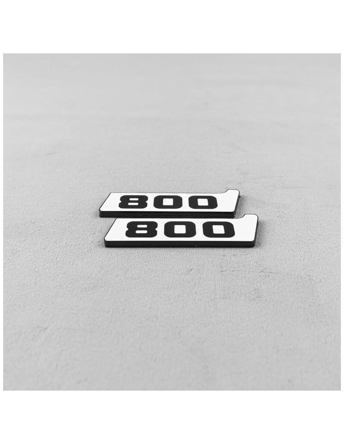 メタリック ブラバス 800 ビターボ ホワイト フェンダー エンブレム ロゴ バッジ メルセデスベンツ車用 W463A Gクラス Mercedes-Benz, Emblems, Mercedes-Benz G-Class 2018+ (W463A), ロ
