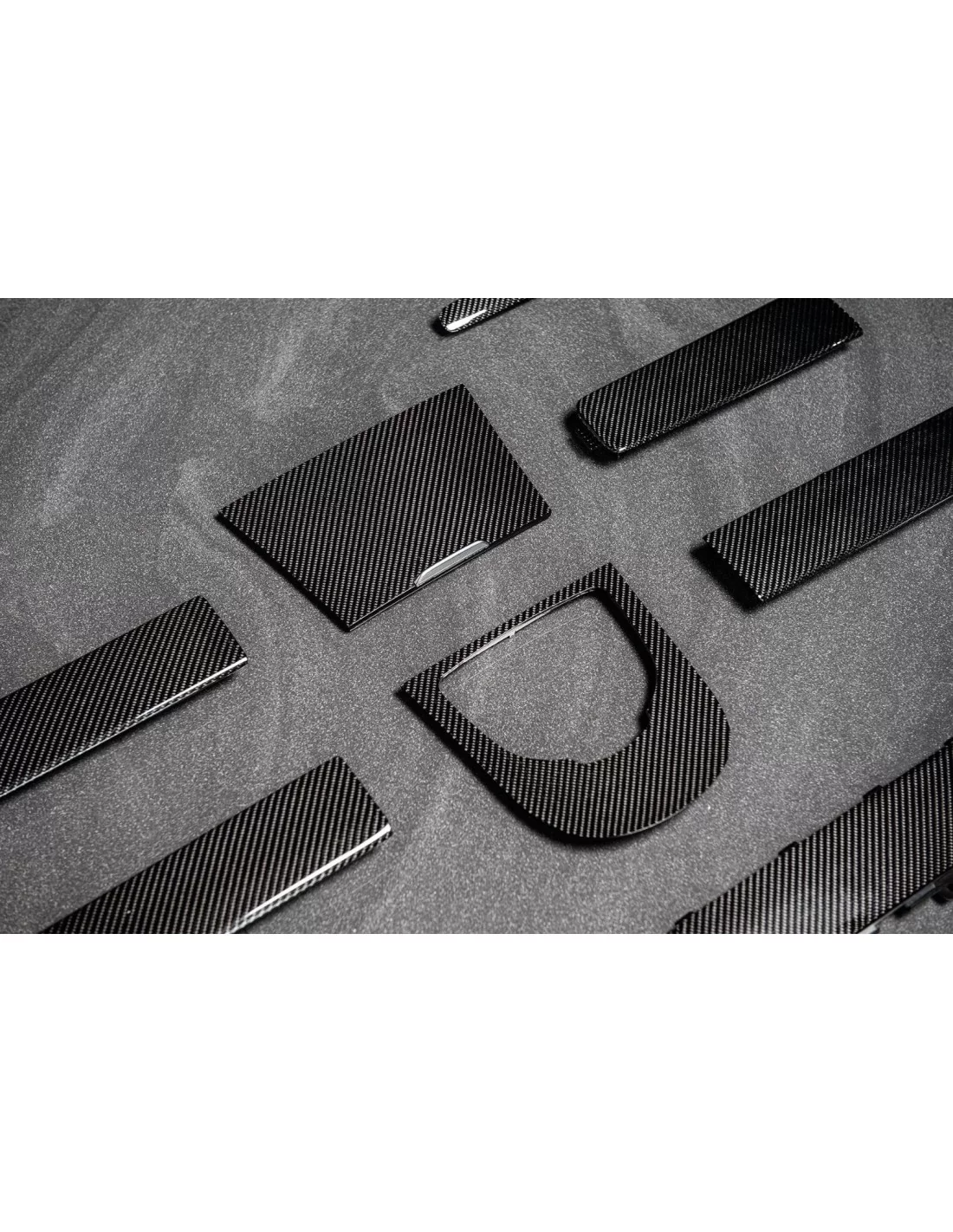 Paquete de carbono AMG Interior brillante para Mercedes W463A Tuning-Parts, Mercedes Benz, G Class W463A, Interior, G-Class, Mer