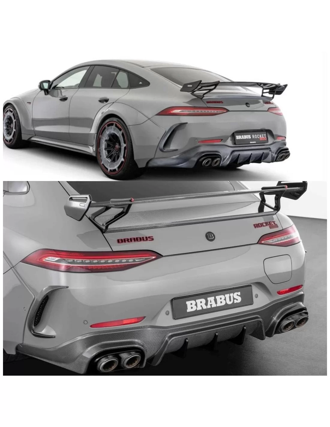 - Mercedes-Benz - Brabus Rocket 1000 karossats med kolfiber för Mercedes-benz Gt 4-dörrars coupé - 3 - Lyft din Mercedes GT 4-D  - Mercedes-Benz - Brabus Rocket 1000 karossats med kolfiber för Mercedes-benz Gt 4-dörrars coupé - 3 - Lyft din Mercedes GT 4-D