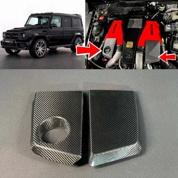  - Mercedes Benz - Rivestimento motore AMG in fibra di carbonio per Mercedes-Benz G-Wagon W463 G63 - 1 - Acquista il rivestiment