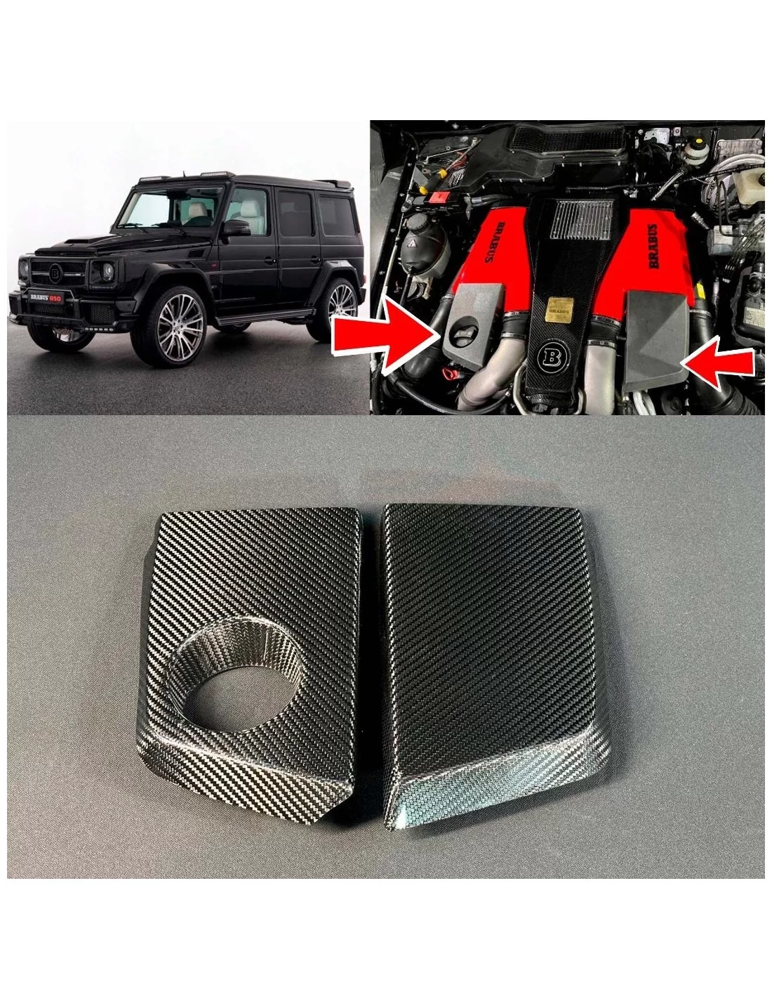 - Mercedes-Benz - Carbon fiber AMG engine trim for Mercedes-Benz G-Wagon W463 G63 - 1 - Buy the Carbon fiber AMG engine trim fo  - Mercedes-Benz - Carbon fiber AMG engine trim for Mercedes-Benz G-Wagon W463 G63 - 1 - Buy the Carbon fiber AMG engine trim fo