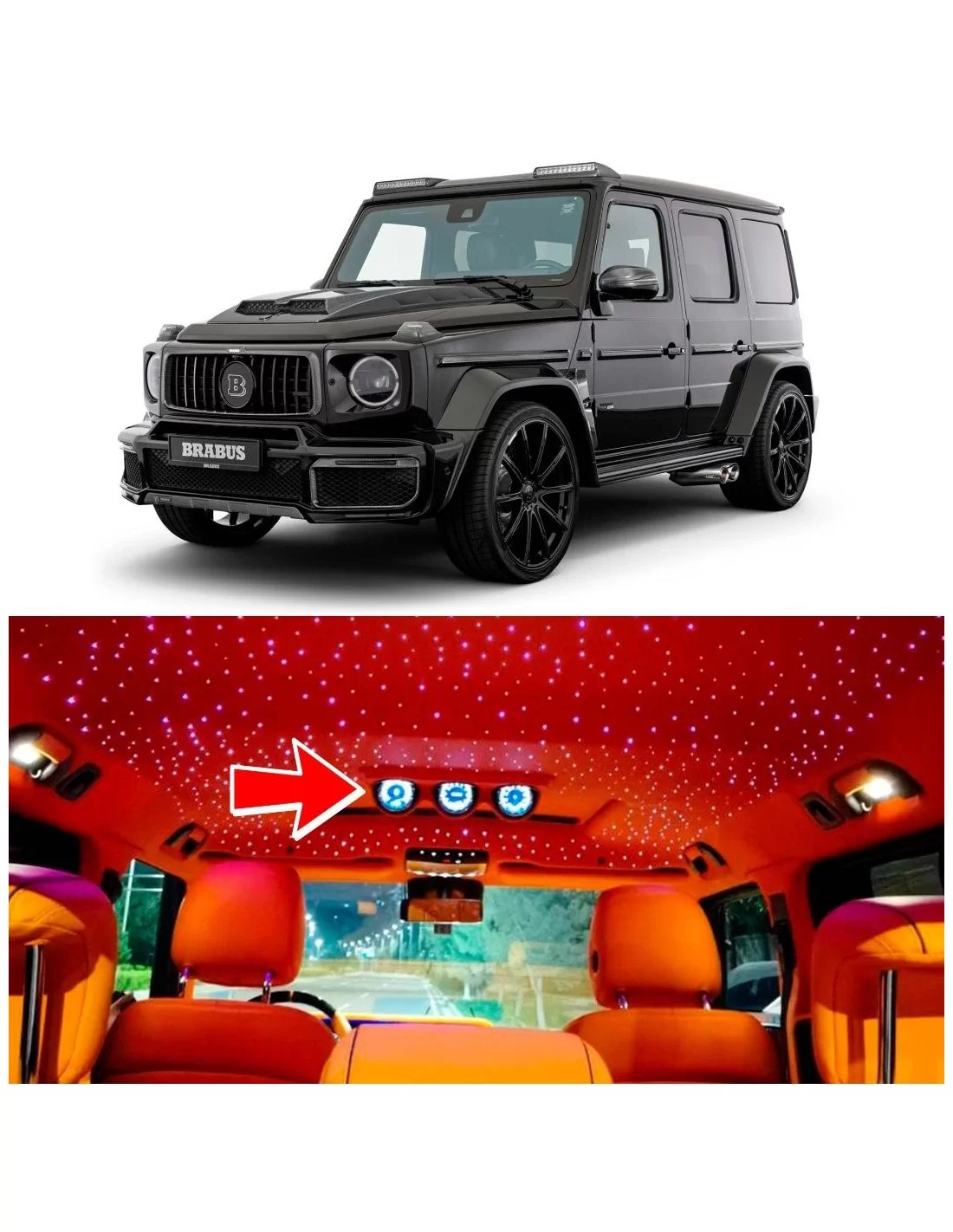 Dach-Tachometer für Mercedes-Benz W463a G-Klasse Dachinstrumente Tuning-Parts, Mercedes Benz, G Class W463A, Innenbereich, G-Cla Dach-Tachometer für Mercedes-Benz W463a G-Klasse Dachinstrumente Tuning-Parts, Mercedes Benz, G Class W463A, Innenbereich, G-Cla