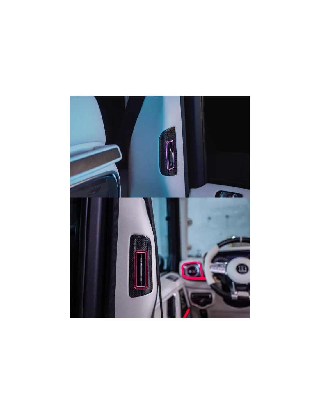 Вентиляційні отвори в стійках кузова зі світлодіодним підсвічуванням для Mercedes-Benz W463A G-Class Mercedes Benz, Emblems, Mer Вентиляційні отвори в стійках кузова зі світлодіодним підсвічуванням для Mercedes-Benz W463A G-Class Mercedes Benz, Emblems, Mer