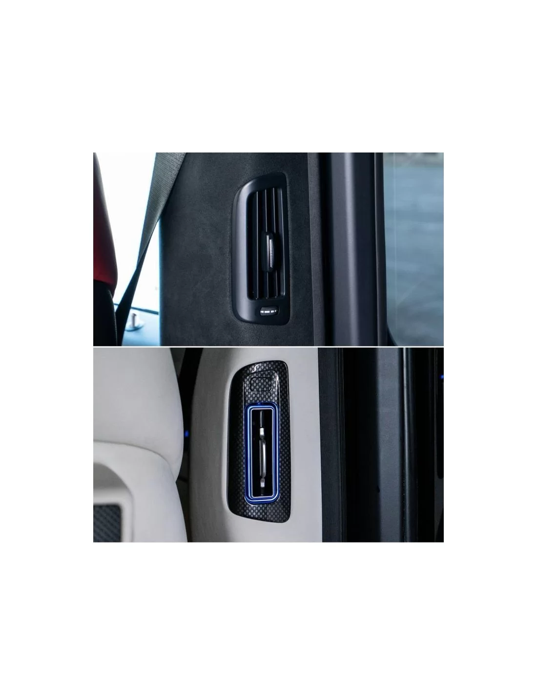 Saídas de ar interiores dos pilares da carroçaria com iluminação LED para Mercedes-Benz W463A Classe G Mercedes-Benz, Emblems, M Saídas de ar interiores dos pilares da carroçaria com iluminação LED para Mercedes-Benz W463A Classe G Mercedes-Benz, Emblems, M
