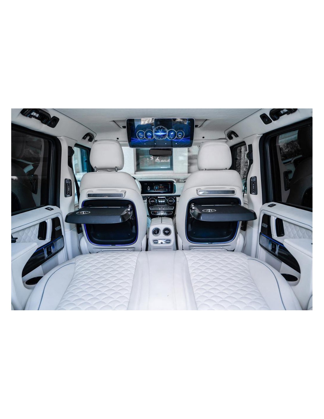 奔驰 G 级 W463a 折叠桌 Shop, Mercedes-Benz, Mercedes-Benz G-Class 2018+ (W463A), 内政, G-Class, 梅赛德斯-奔驰 G 级轿车内饰件 Mercedes-Benz