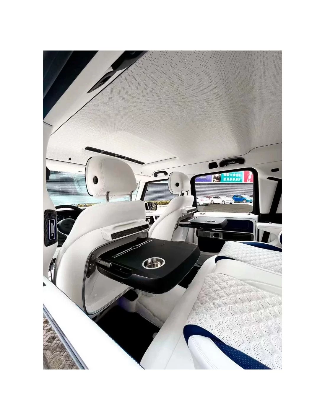 Klapptisch für Mercedes Benz G-Klasse W463a Tuning-Parts, Mercedes Benz, G Class W463A, Innenbereich, G-Class, Mercedes-Benz G-K