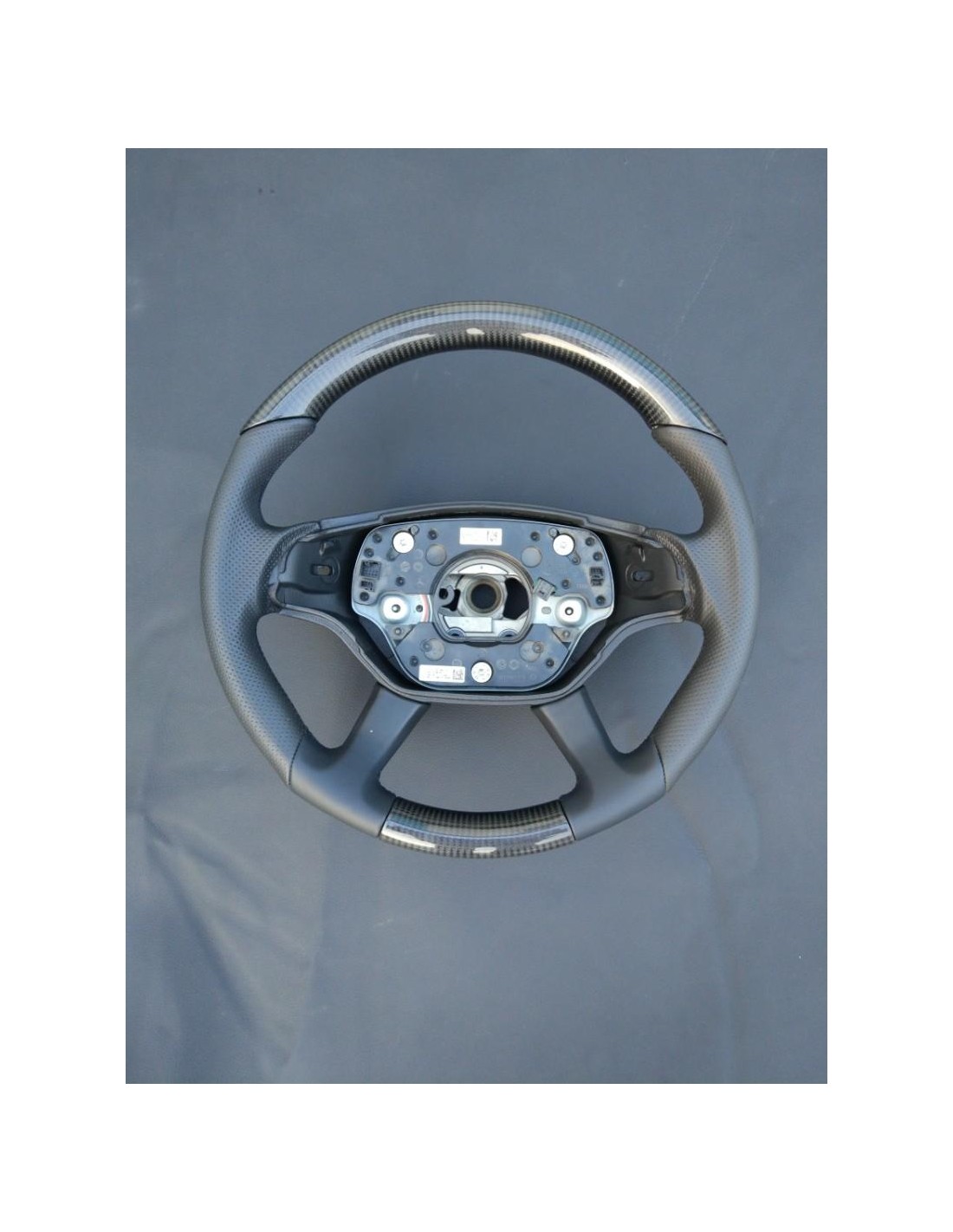  - Steering Wheels - Kierownica Mercedes-Benz Klasy S W221 ze skóry węglowej - 1 - Kierownica Mercedes-Benz Klasy S W221 ze skór