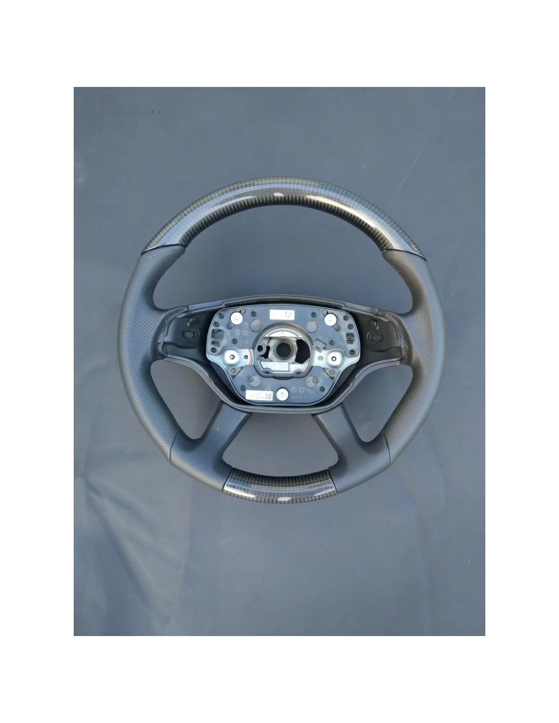 - Steering Wheels - Mercedes-Benz S-Class W221 Кермо з карбонової шкіри - 1 - Покращіть свої враження від водіння з кермом Merc - Steering Wheels - Mercedes-Benz S-Class W221 Кермо з карбонової шкіри - 1 - Покращіть свої враження від водіння з кермом Merc