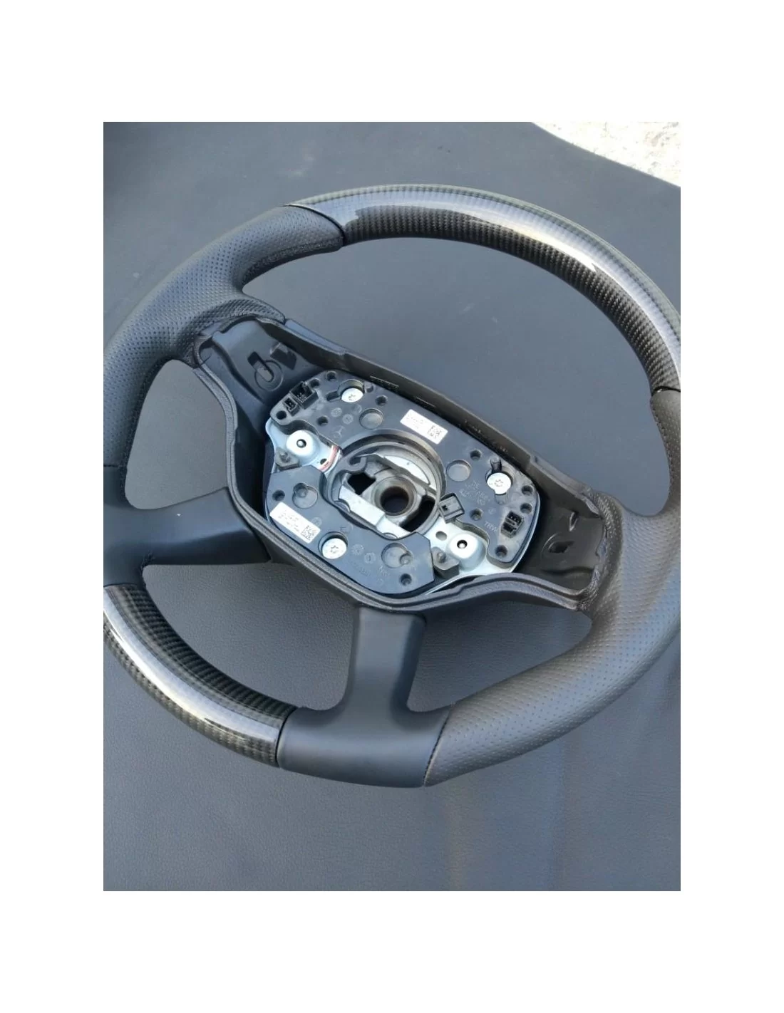  - Steering Wheels - Kierownica Mercedes-Benz Klasy S W221 ze skóry węglowej - 3 - Kierownica Mercedes-Benz Klasy S W221 ze skór