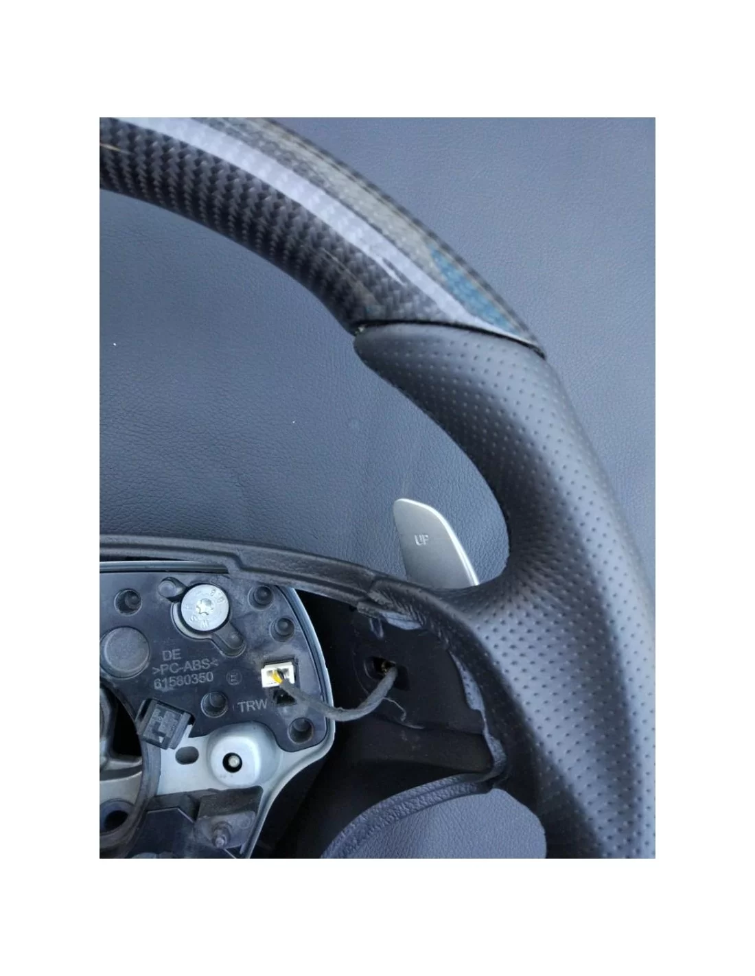  - Steering Wheels - Kierownica Mercedes-Benz Klasy S W221 ze skóry węglowej - 7 - Kierownica Mercedes-Benz Klasy S W221 ze skór