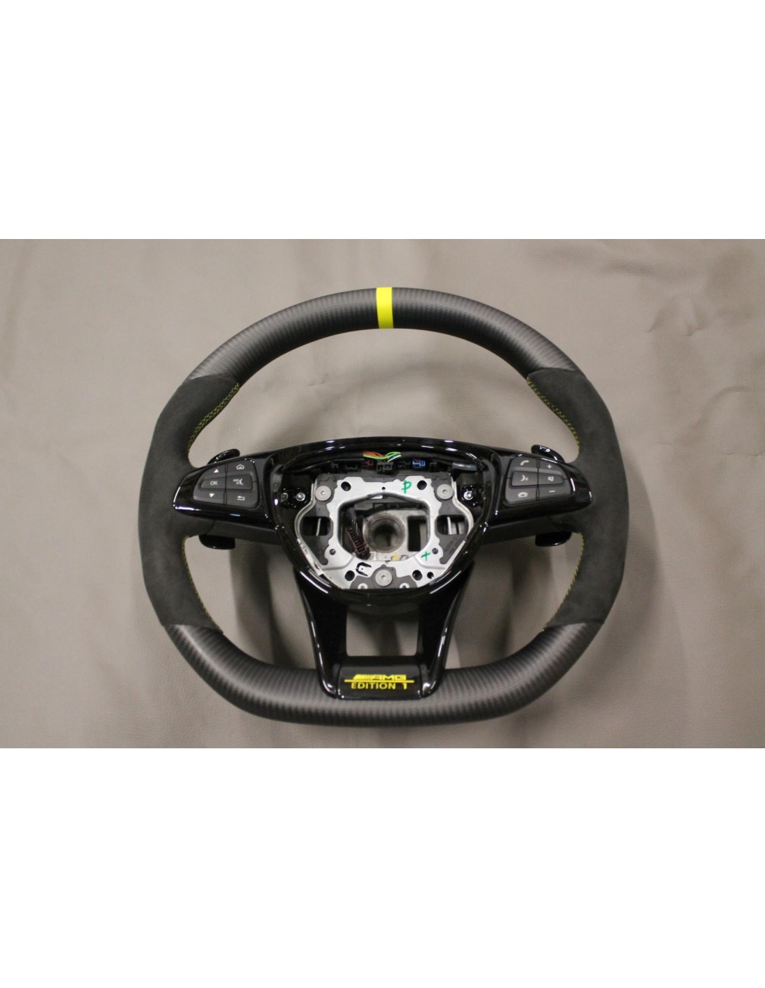 - Steering Wheels - Mercedes-Benz C-Class W205 C63S Steering Wheel Carbon Alcantara - 1 - Experience luxury with the Mercedes-B  - Steering Wheels - Mercedes-Benz C-Class W205 C63S Steering Wheel Carbon Alcantara - 1 - Experience luxury with the Mercedes-B