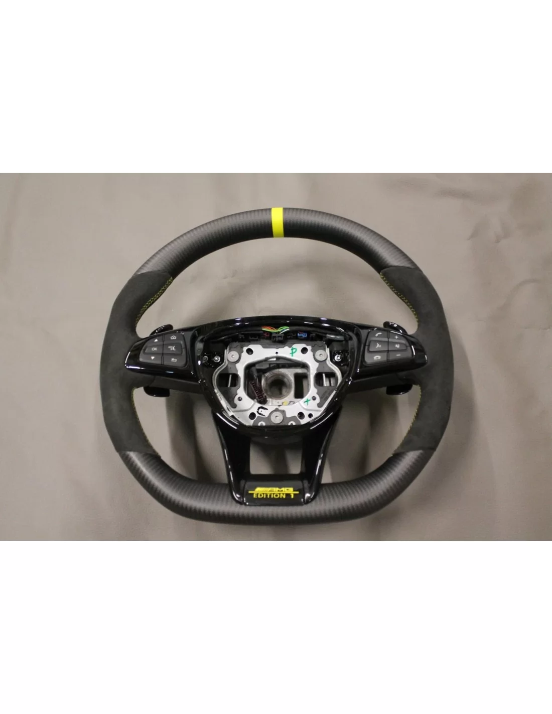 - Steering Wheels - Mercedes-Benz C-Class W205 C63S Steering Wheel Carbon Alcantara - 1 - Experience luxury with the Mercedes-B  - Steering Wheels - Mercedes-Benz C-Class W205 C63S Steering Wheel Carbon Alcantara - 1 - Experience luxury with the Mercedes-B