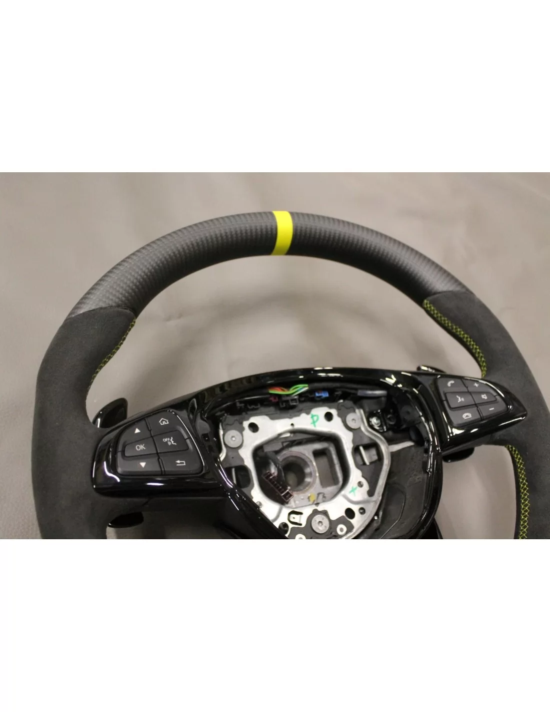 - Steering Wheels - Mercedes-Benz C-Class W205 C63S Steering Wheel Carbon Alcantara - 3 - Experience luxury with the Mercedes-B  - Steering Wheels - Mercedes-Benz C-Class W205 C63S Steering Wheel Carbon Alcantara - 3 - Experience luxury with the Mercedes-B