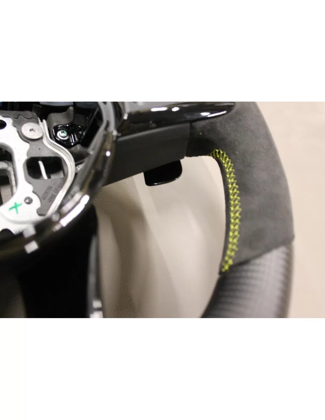 - Steering Wheels - Mercedes-Benz C-Class W205 C63S Steering Wheel Carbon Alcantara - 4 - Experience luxury with the Mercedes-B  - Steering Wheels - Mercedes-Benz C-Class W205 C63S Steering Wheel Carbon Alcantara - 4 - Experience luxury with the Mercedes-B