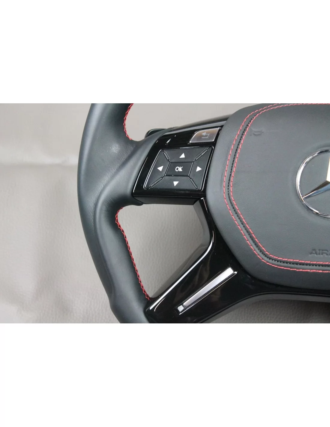  - Volante - Mercedes-Benz Classe G GL ML W463 X166 W166 Volante in pelle carbonio - 3 - Acquista il volante Mercedes-Benz Class