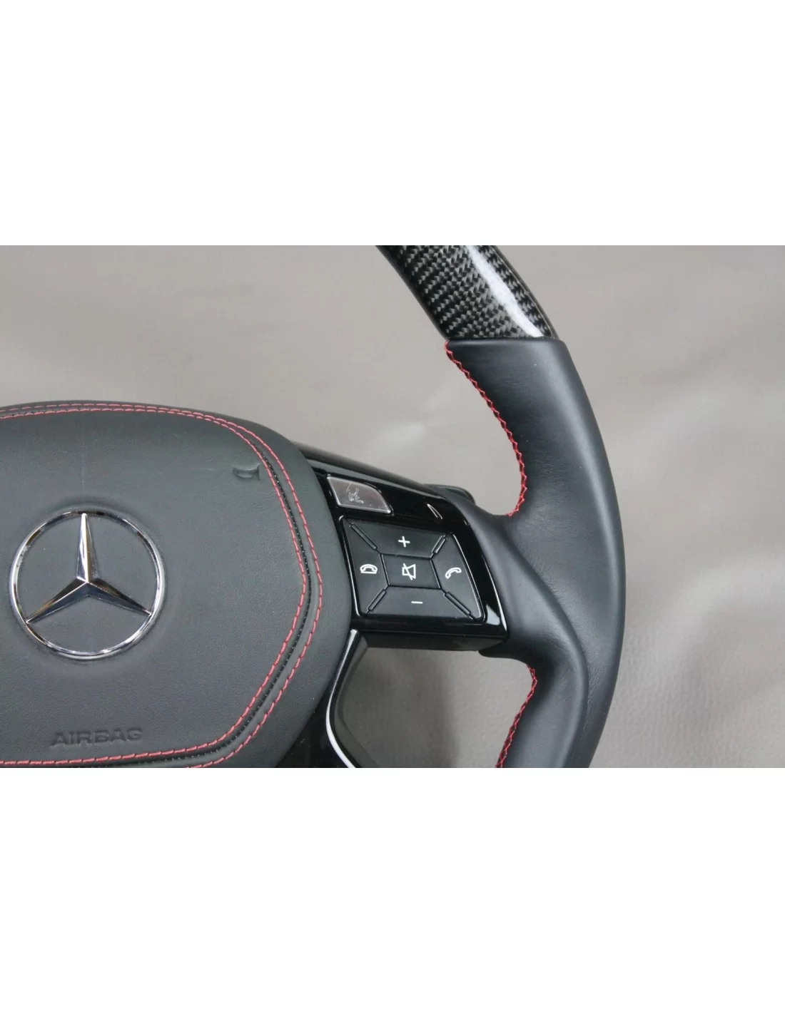  - Volante - Mercedes-Benz Classe G GL ML W463 X166 W166 Volante in pelle carbonio - 6 - Acquista il volante Mercedes-Benz Class