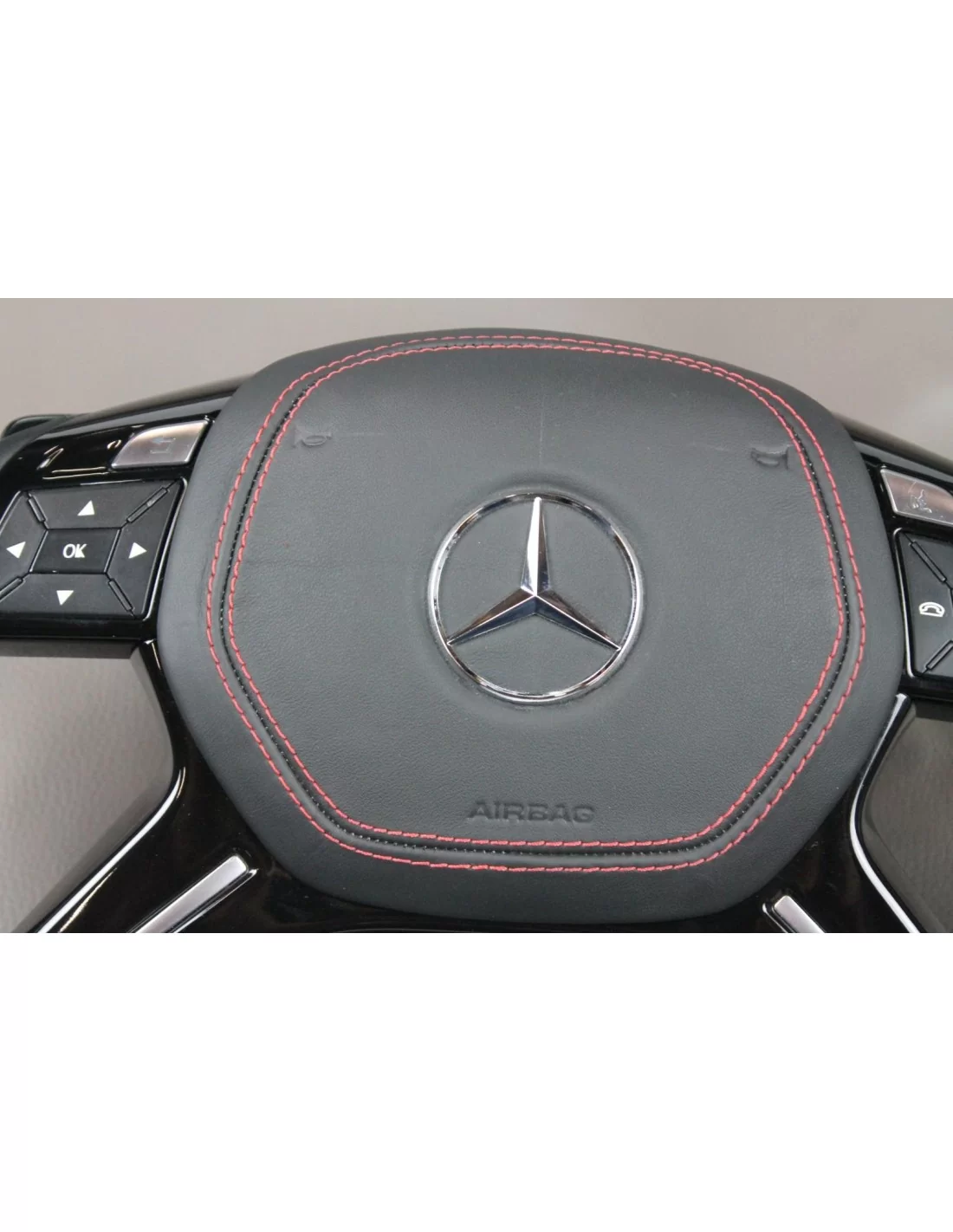  - Volante - Mercedes-Benz Classe G GL ML W463 X166 W166 Volante in pelle carbonio - 7 - Acquista il volante Mercedes-Benz Class