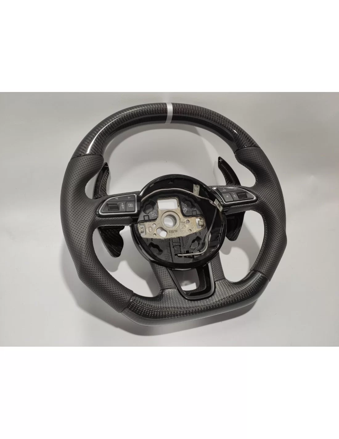  - Steering Wheels - Audi A4 A3 A5 Q3 Q5 Stuur Carbon Leer - 2 - Audi A4 A3 A5 Q3 Q5 Stuur Carbon Leer te koop! Tuneverse™ lever