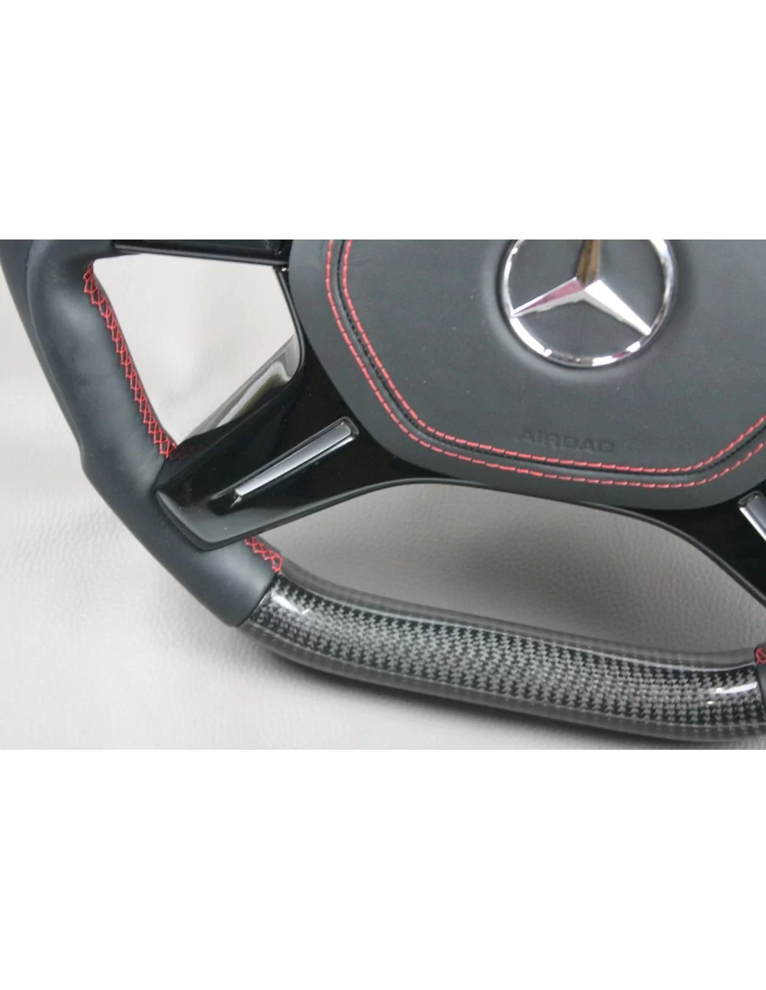 - Volante - Mercedes-Benz Classe G GL ML W463 X166 W166 Volante in pelle carbonio - 10 - Acquista il volante Mercedes-Benz Clas