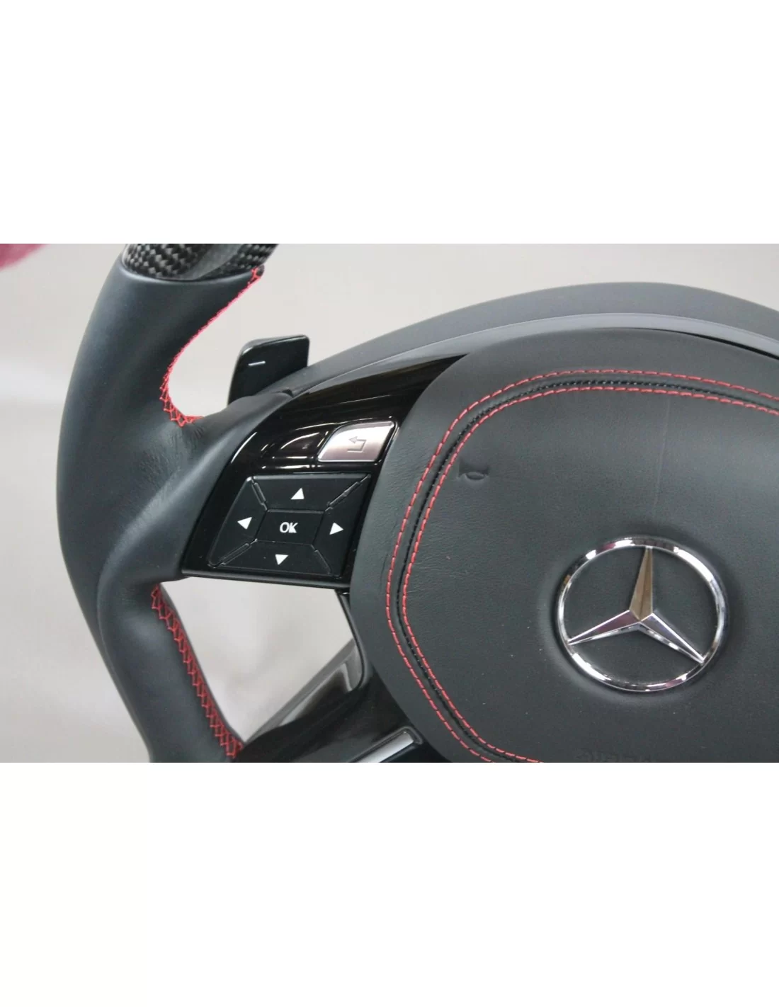  - Steering Wheels - Mercedes-Benz G-Class GL ML W463 X166 W166 Кермо шкіряне карбон - 11 - Купуйте кермо Mercedes-Benz G-Class 