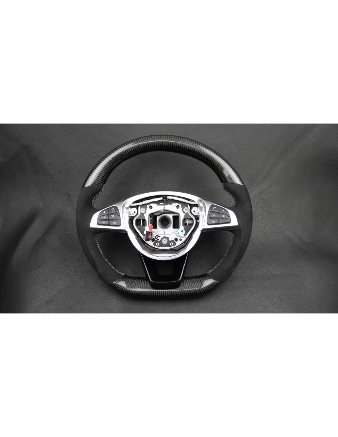 - Steering Wheels - Kierownica Mercedes-Benz Klasy C W205 Carbon Alcantara - 2 - Kierownica Mercedes-Benz Klasy C W205 Carbon A - Steering Wheels - Kierownica Mercedes-Benz Klasy C W205 Carbon Alcantara - 2 - Kierownica Mercedes-Benz Klasy C W205 Carbon A
