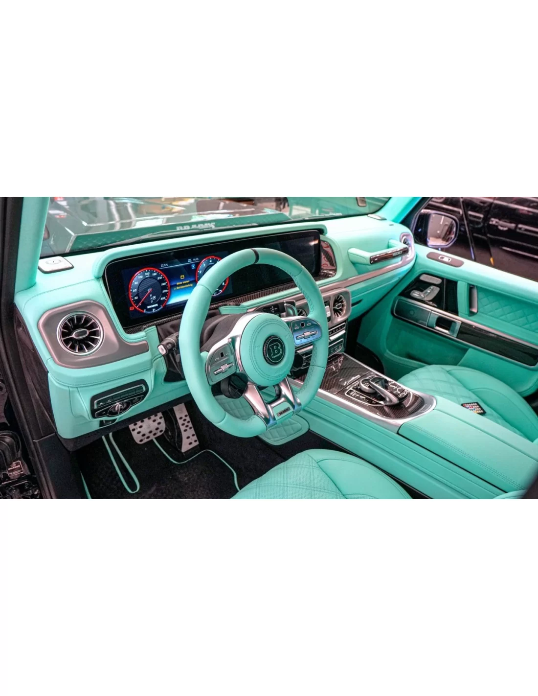 Brabus Tiffany Innenraumverkleidung für Mercedes Benz W463A G-Klasse wiederaufbereitet Startseite, Lenkräder, Tuning-Parts, Merc