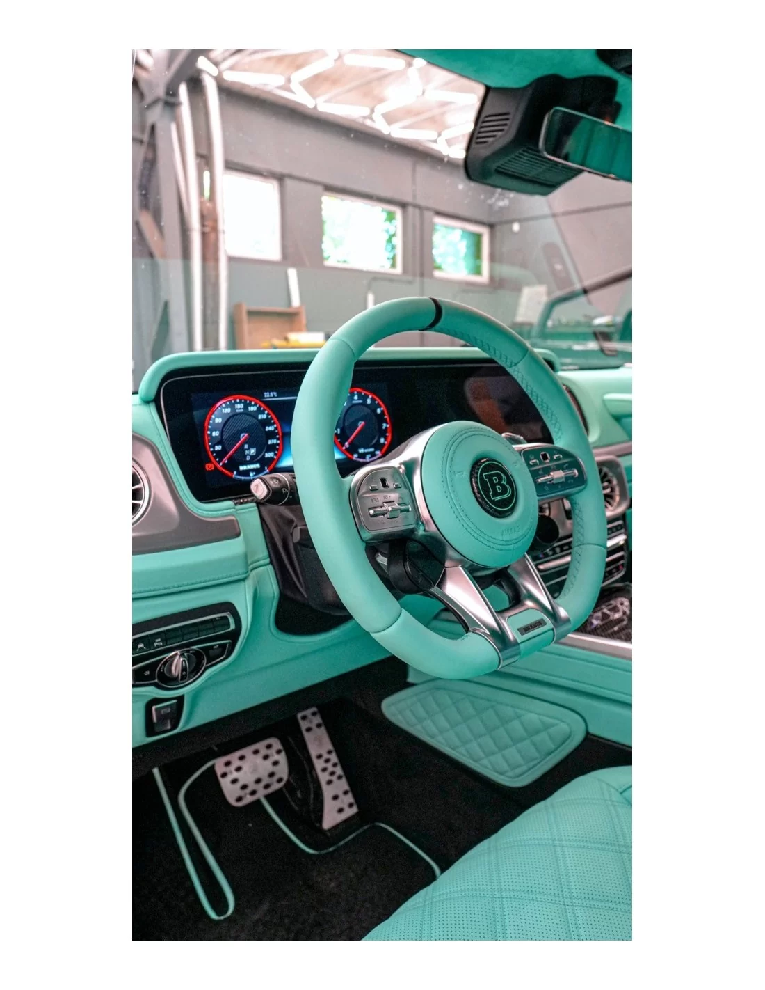 Brabus Tiffany Innenraumverkleidung für Mercedes Benz W463A G-Klasse wiederaufbereitet Startseite, Lenkräder, Tuning-Parts, Merc