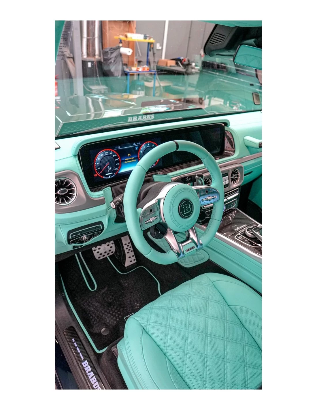 Brabus Tiffany Interieurbekleding revisie voor Mercedes Benz W463A G-Klasse Home, Stuurwielen, Shop, Mercedes-Benz, Mercedes-Ben