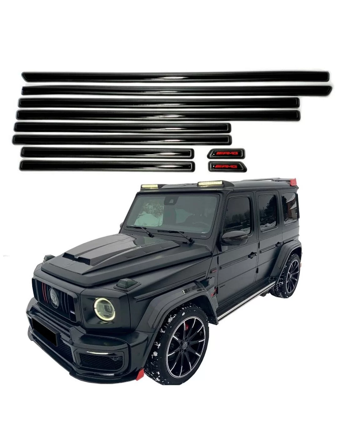 - Mercedes-Benz - AMG mouldings insertions black gloss for Mercedes-Benz G-Class W463A W464 10pcs Set - 1 - Buy AMG Mouldings i - Mercedes-Benz - AMG mouldings insertions black gloss for Mercedes-Benz G-Class W463A W464 10pcs Set - 1 - Buy AMG Mouldings i
