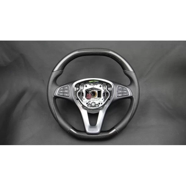  - Steering Wheels - Mercedes-Benz E-klass W212 Ratt i kolfiberläder - 2 - Förvandla din körupplevelse med Mercedes-Benz E-Klass