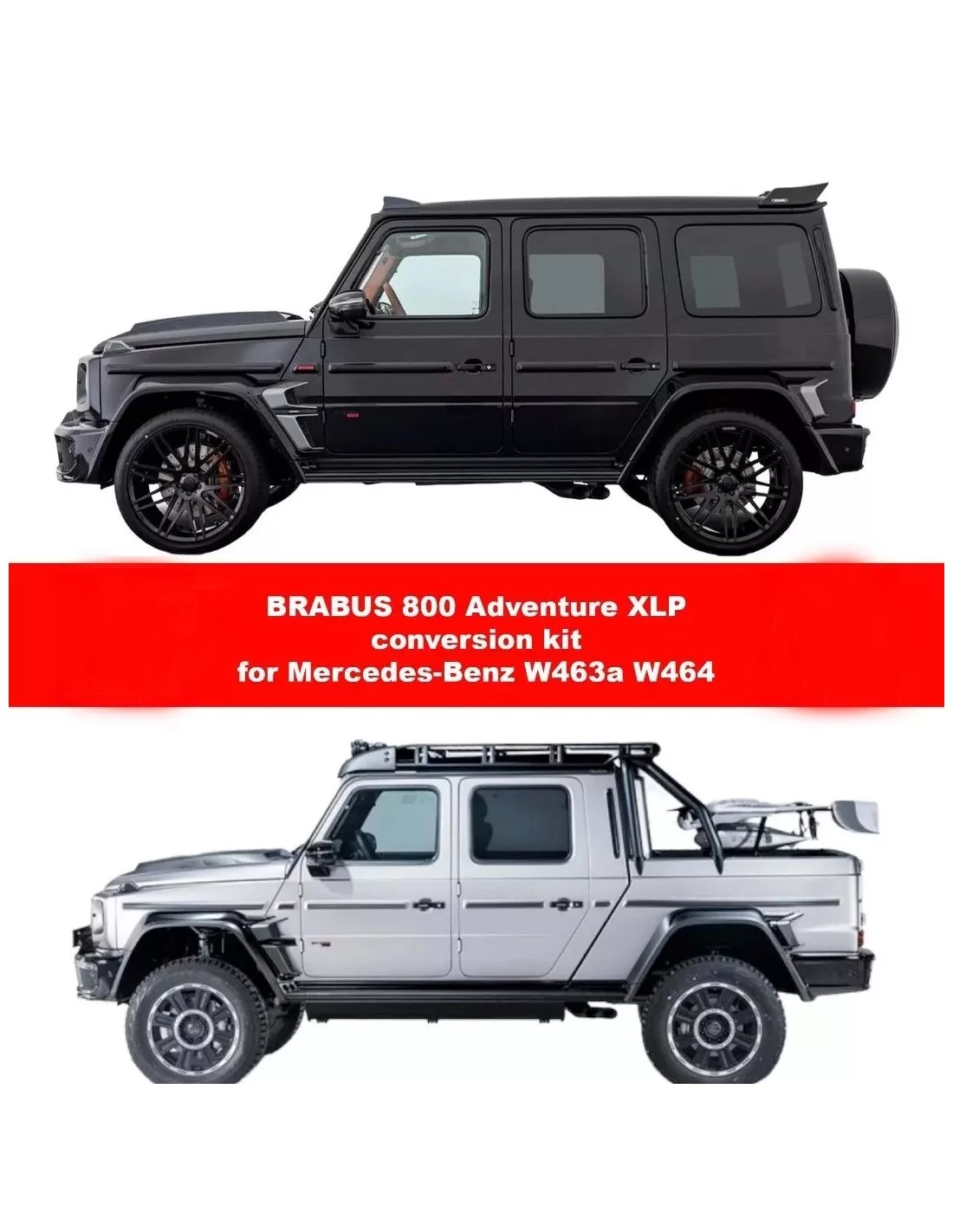  - Mercedes-Benz - 用于梅赛德斯-奔驰 W463a W464 的 BRABUS 800 Adventure XLP 改装套件 - 1 - 使用 BRABUS 800 Adventure XLP 改装套件改造您的梅赛德斯-奔驰 W463A 