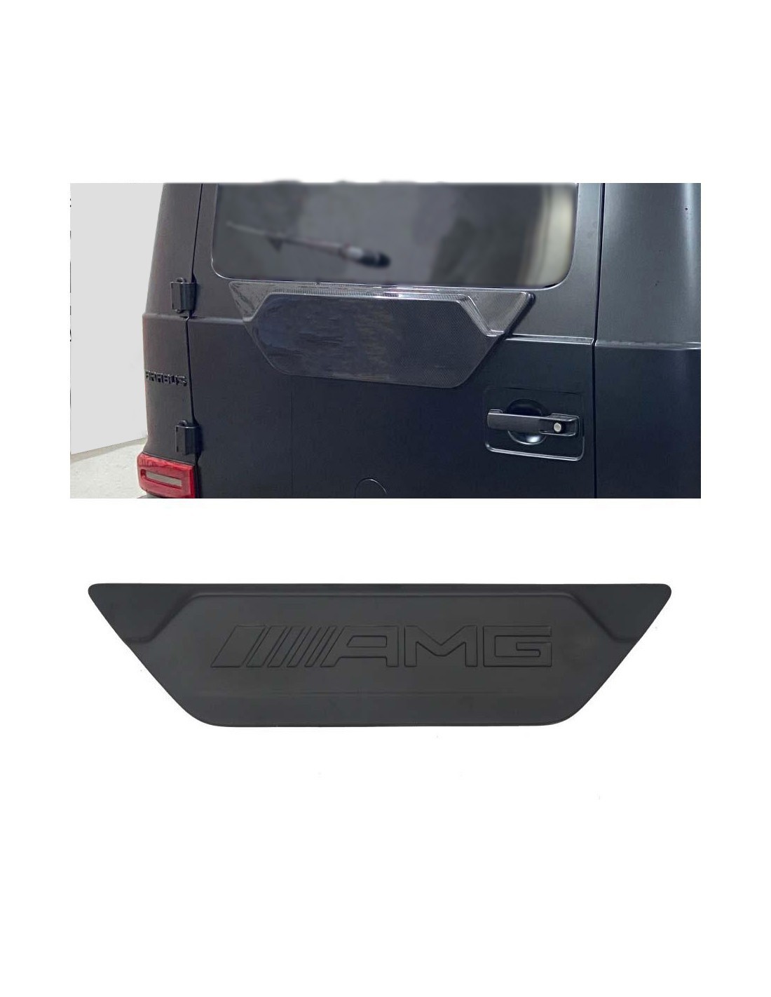 - Mercedes-Benz - Fixação da porta traseira AMG em fibra de vidro para Mercedes-Benz W463A W464 G-Wagon - 1 - Melhore o seu Mer  - Mercedes-Benz - Fixação da porta traseira AMG em fibra de vidro para Mercedes-Benz W463A W464 G-Wagon - 1 - Melhore o seu Mer