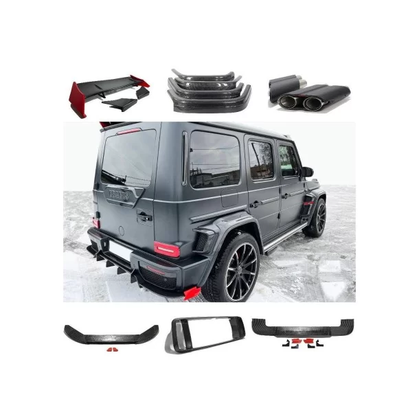  - Mercedes Benz - Kit carrozzeria in fibra di carbonio Brabus Rocket G900 per Mercedes-Benz W463A G Wagon 2019+ - 30 - Trasform