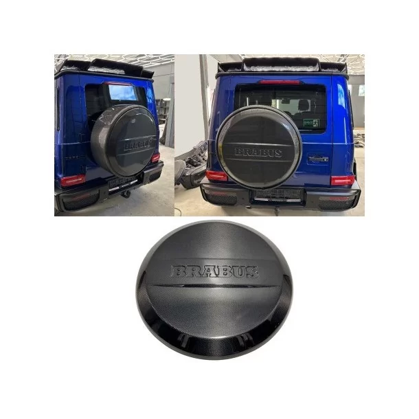 Brabus bakre reservhjulshölje i kolfiber för Mercedes-Benz G-Wagon W463A W464 Mercedes-Benz, Mercedes-Benz G-Class 2018+ (W463A)