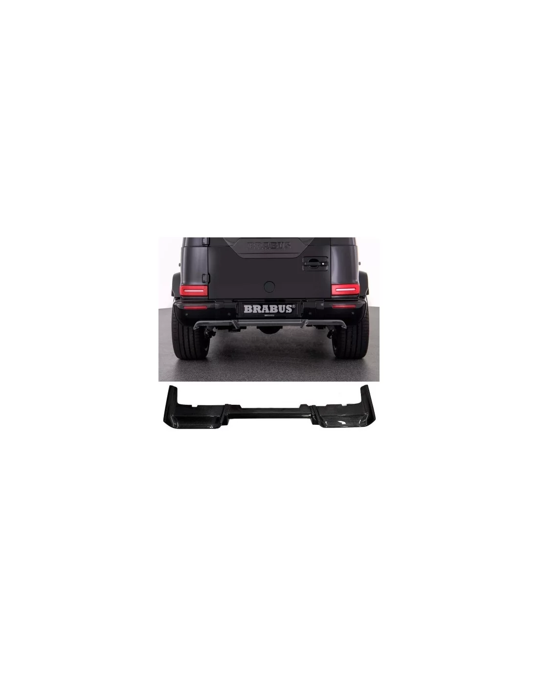 - Mercedes Benz - Tylny dyfuzor z włókna węglowego BRABUS dla G63 AMG Mercedes-Benz Klasy G W463A W464 - 1 - Przekształć swój G - Mercedes Benz - Tylny dyfuzor z włókna węglowego BRABUS dla G63 AMG Mercedes-Benz Klasy G W463A W464 - 1 - Przekształć swój G