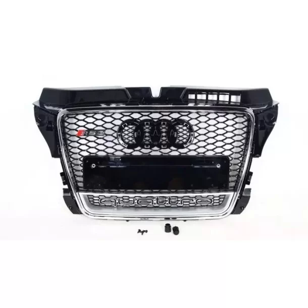 Kühlergrill Audi A3 8P 2008-2012, Stil RS3 chrom QUATTRO Audi, Audi A3 2008-2012 (8P), A3, Front Grille Audi