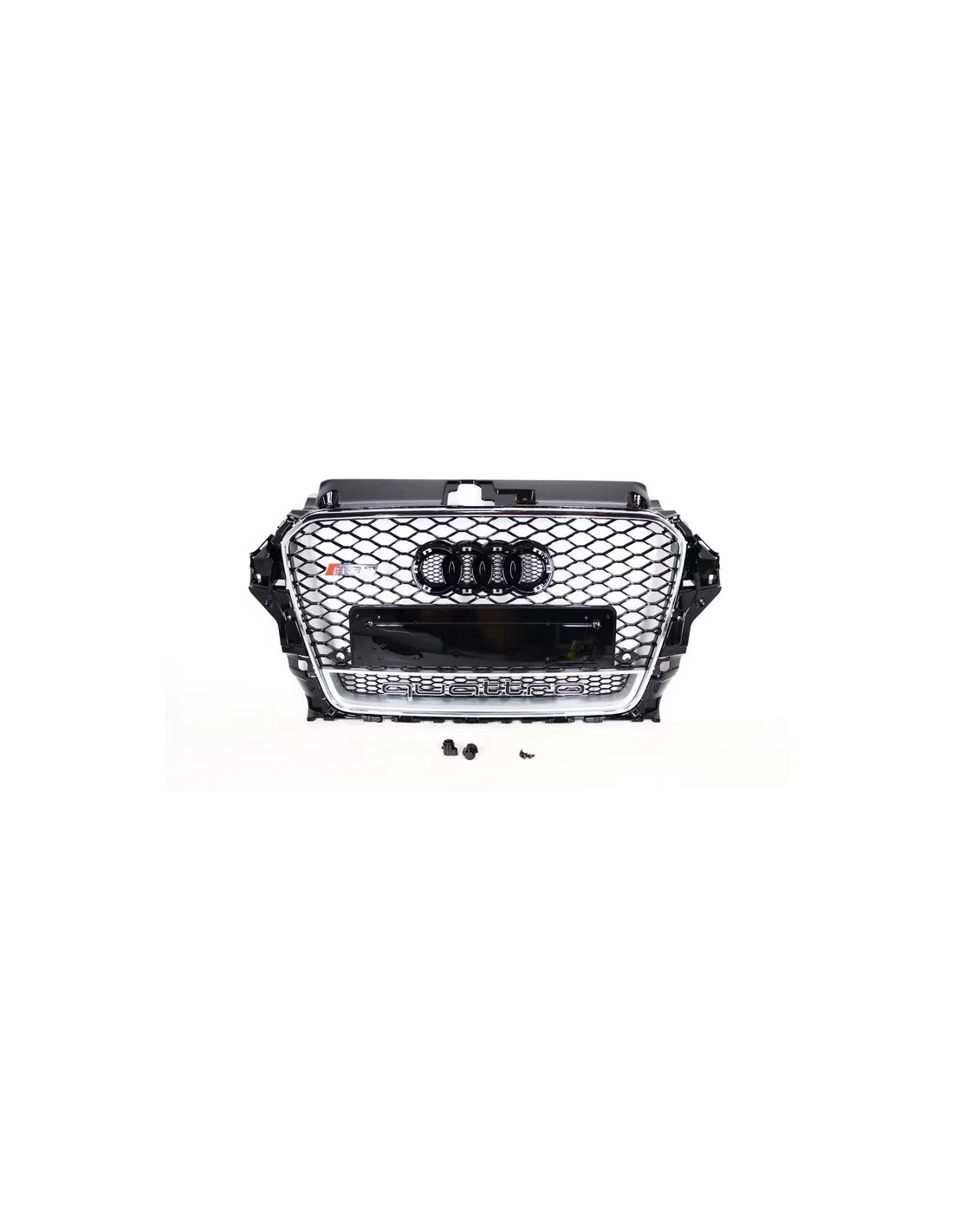 奥迪 A3 8V 2012-2015 RS3 镀铬 Quattro 风格格栅 Audi, Audi A3 2012-2015 (8V) Audi 奥迪 A3 8V 2012-2015 RS3 镀铬 Quattro 风格格栅 Audi, Audi A3 2012-2015 (8V) Audi