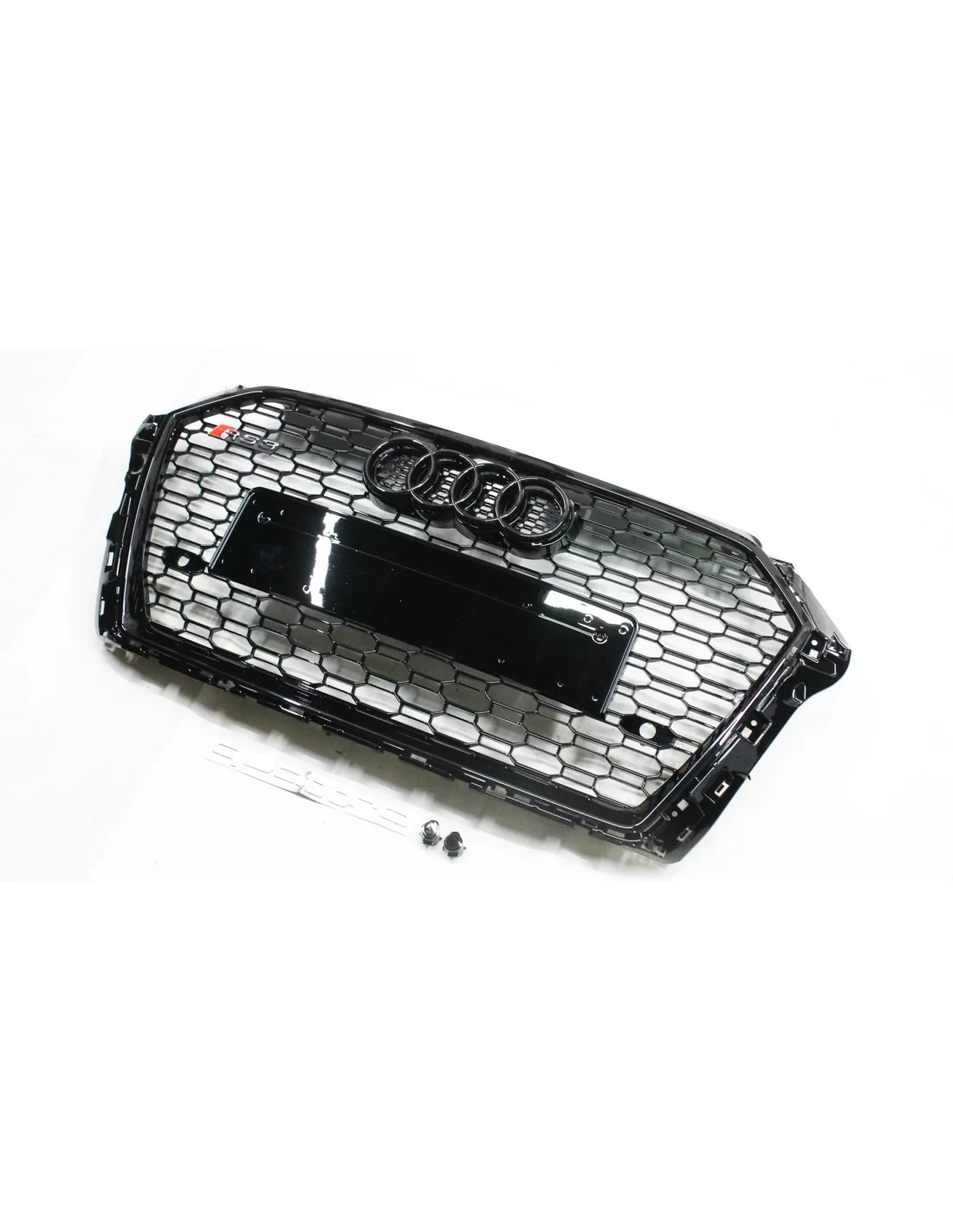 Audi A3 8V 2016-2020 Grelha Wabengrill em estilo RS3 Preto Quattro Audi, Audi A3 2016-2020 (8V) Audi