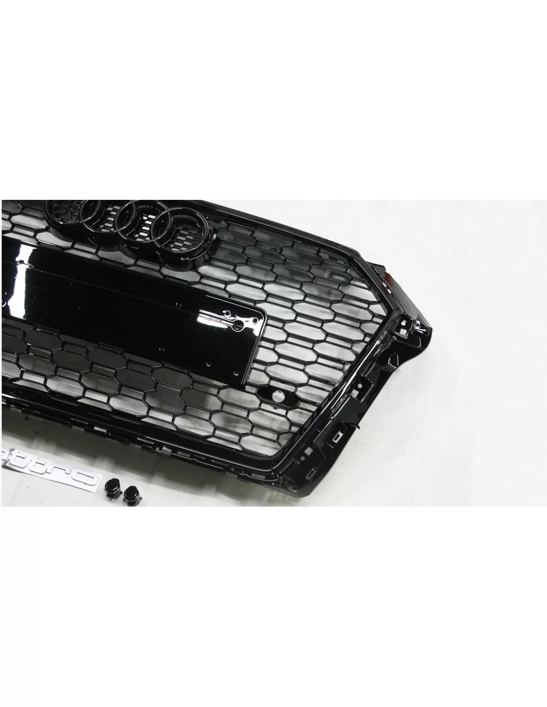 Audi A3 8V 2016-2020 Grelha Wabengrill em estilo RS3 Preto Quattro Audi, Audi A3 2016-2020 (8V) Audi
