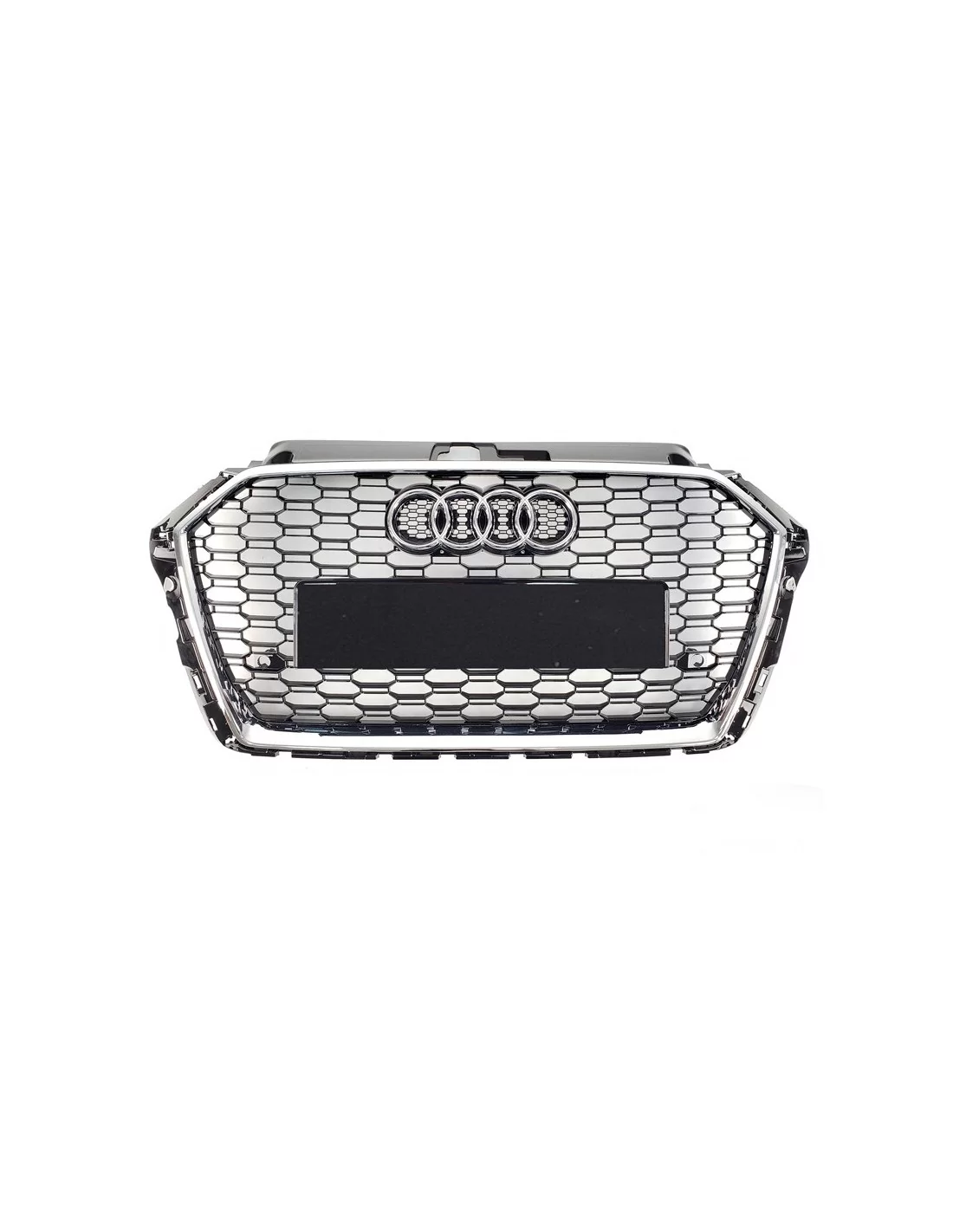 Audi RS3 front bumper radiator grille for Audi A3 2016-2020 sedan black chrom Audi, Audi A3 2016-2020 (8V) Audi Audi RS3 front bumper radiator grille for Audi A3 2016-2020 sedan black chrom Audi, Audi A3 2016-2020 (8V) Audi