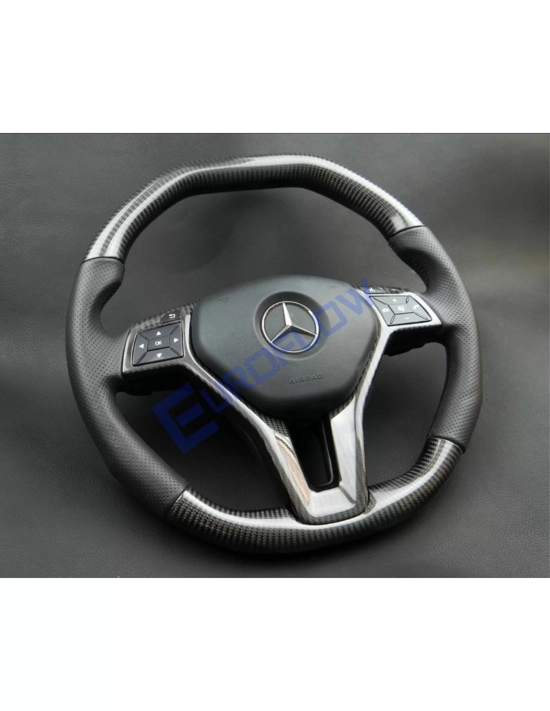 - Steering Wheels - Mercedes-Benz AMG C-Klass CLS SLK E-klass W207 W212 W172 W218 W204 Ratt i kolfiberläder - 2 - Uppgradera di - Steering Wheels - Mercedes-Benz AMG C-Klass CLS SLK E-klass W207 W212 W172 W218 W204 Ratt i kolfiberläder - 2 - Uppgradera di