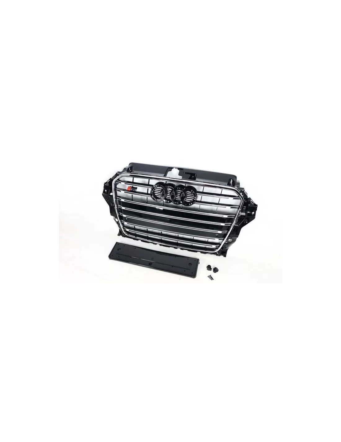 Audi S3 grelha do radiador do para-choques dianteiro para Audi A3 2013-2016 cromado Audi, Audi A3 2012-2015 (8V) Audi Audi S3 grelha do radiador do para-choques dianteiro para Audi A3 2013-2016 cromado Audi, Audi A3 2012-2015 (8V) Audi