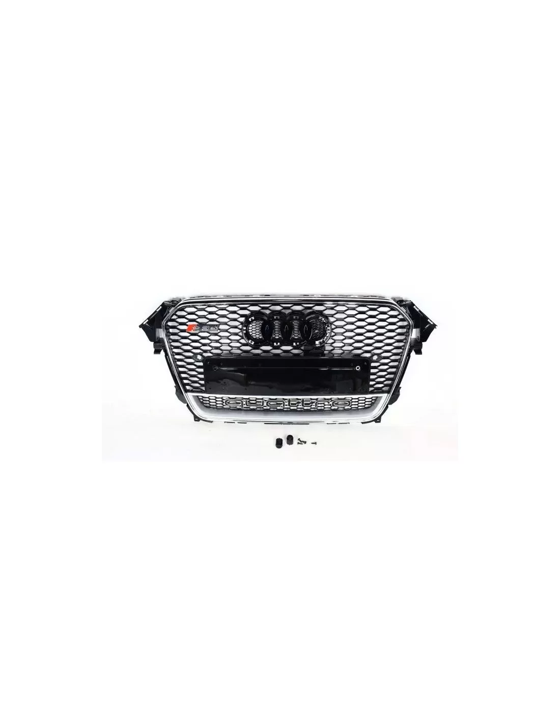 アウディA4 2012年から2015年のためのアウディRS4クロムクワトロフロントバンパーラジエーターグリル Audi, Audi A4 2011-2015 (B8) Audi