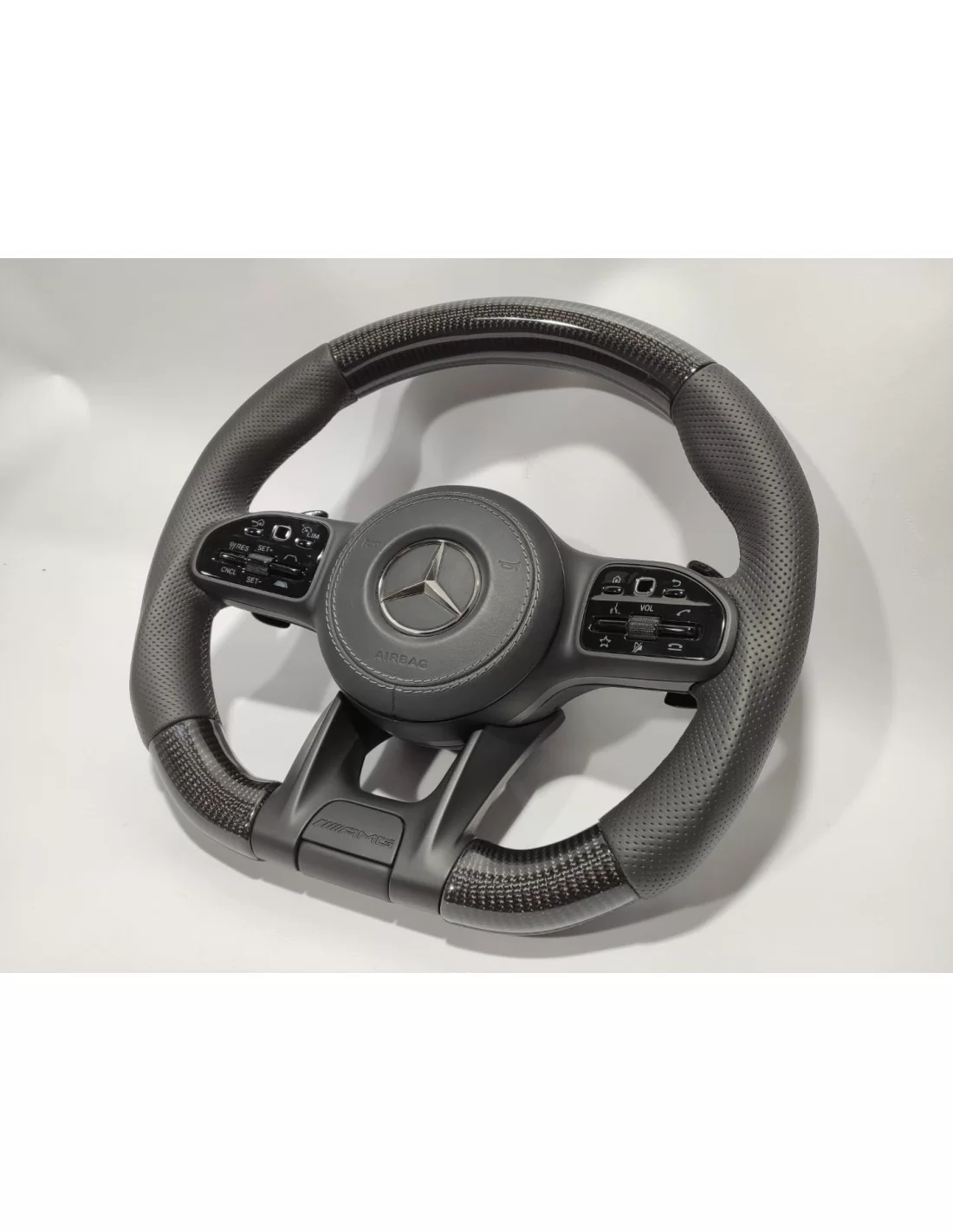 - Steering Wheels - AMG 梅赛德斯-奔驰 S 级 G 级 S222 W463A 碳皮方向盘 - 3 - AMG 梅赛德斯-奔驰 S 级 G 系列 S222 W463A 方向盘采用优质碳纤维皮革打造,尽显优雅,让您的驾驶体验更上一层楼 - Steering Wheels - AMG 梅赛德斯-奔驰 S 级 G 级 S222 W463A 碳皮方向盘 - 3 - AMG 梅赛德斯-奔驰 S 级 G 系列 S222 W463A 方向盘采用优质碳纤维皮革打造,尽显优雅,让您的驾驶体验更上一层楼