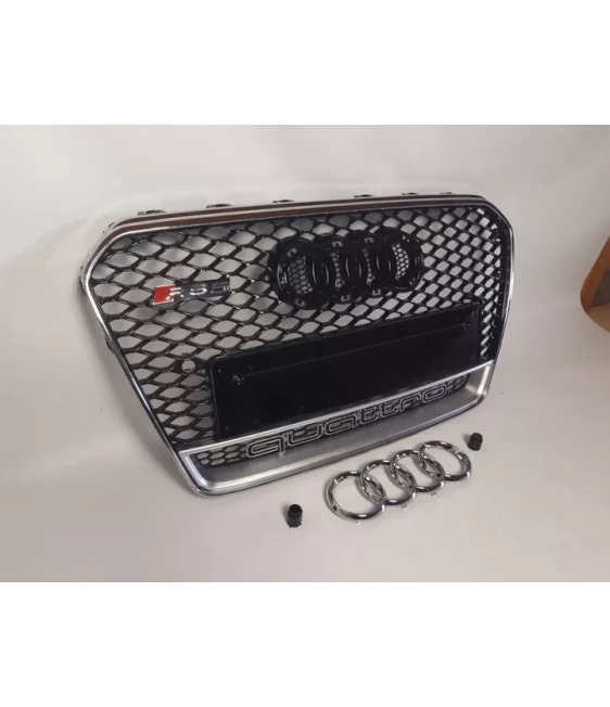 Audi S5 chroom voorbumper radiatorrooster voor Audi A5 2012-2015 Audi, Audi A5 2011-2016 (8T) Audi Audi S5 chroom voorbumper radiatorrooster voor Audi A5 2012-2015 Audi, Audi A5 2011-2016 (8T) Audi
