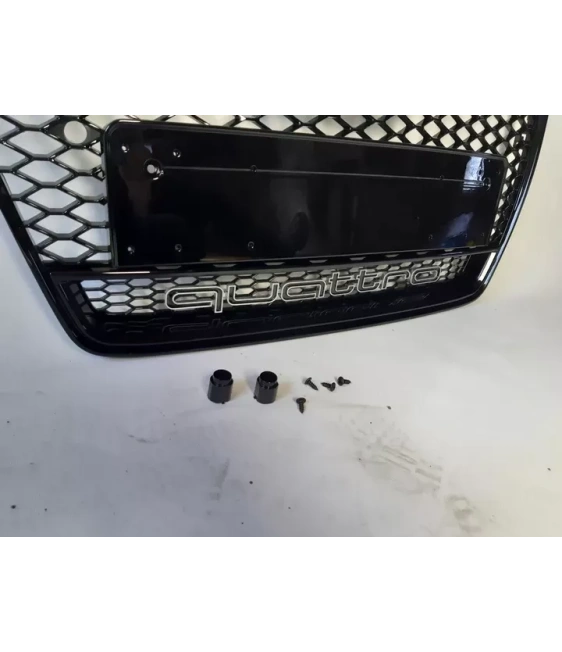 奥迪 A5 8T 2012-2015 RS5 黑色 Quattro 风格蜂窝状格栅 Audi, Audi A5 2011-2016 (8T) Audi