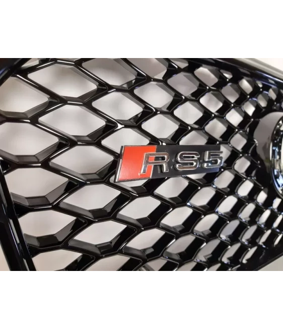奥迪 RS5 黑色前保险杠散热器格栅，适用于 2012-2015 年款奥迪 A5 Audi, Audi A5 2011-2016 (8T) Audi
